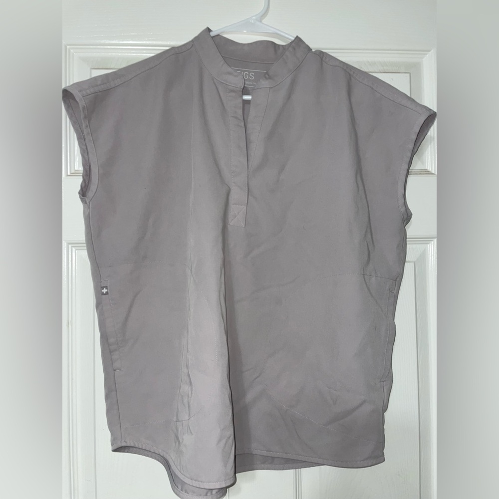 Figs Rafaela Oversized Scrub Top - Slate